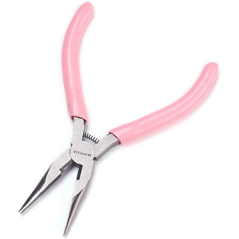 Pince à bijoux en acier au carbone 45#, coupe-fil, rose — Outils de création de bijoux