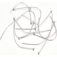 Épingles à tête boule en acier inoxydable 304, 50x0.6mm, 22 Gauge