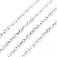 Chaînes en Acier Inoxydable 304, Soudées, Ovales Plates, 32,8 Pieds — Chaînes, fils et cordons