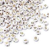 Plating Acrylic Beads for Name Bracelets and Jewelry Making