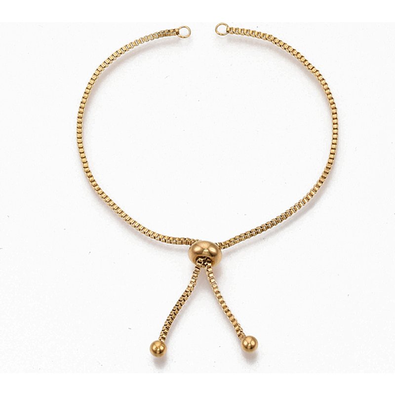 Kit de fabrication de bracelets Bolo ajustables en acier inoxydable 304 — Outils de création de bijoux