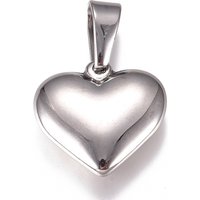 Pendentif en Acier Inoxydable 304 Résistant à l'Oxydation en Forme de Cœur — Breloques et pendentifs