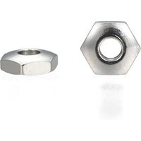 304 Stainless Steel Hexagon Spacer Beads, Tarnish Resistant