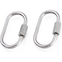 Charms à verrou à vis en acier inoxydable 304 non ternissant — Accessoires pour bijoux