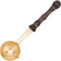 Brass Wax Sticks Melting Spoon with Wood Handle — Jewelry Making Tools