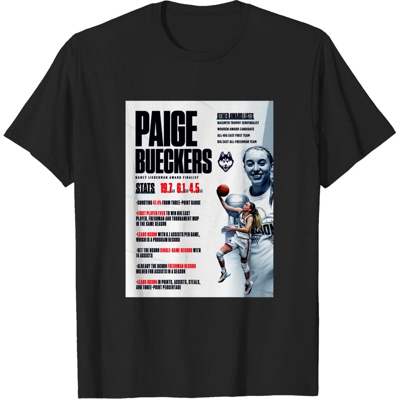 T-shirt classique de basketball Paige Bueckers pour hommes — T-shirts pour hommes