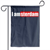 I Amsterdam Garden Flag for Outdoor Use — Decorative Flags