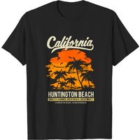 Huntington Beach California Sunset Men's T-Shirt