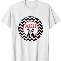 Omicron Pi The Panda T-shirt for Men — Mens T Shirts