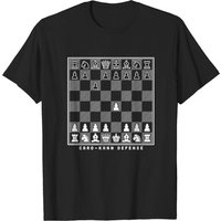 Karo-kann Chess Opening T-shirt for Men — Mens T Shirts