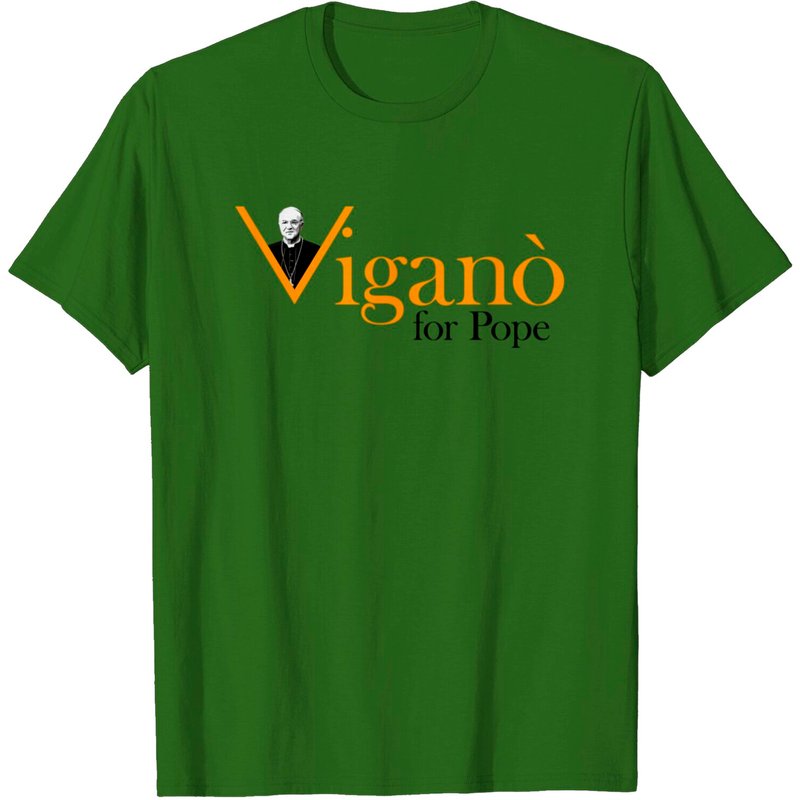 T-shirt Viganò Pour le Pape pour Hommes — T-shirts pour hommes