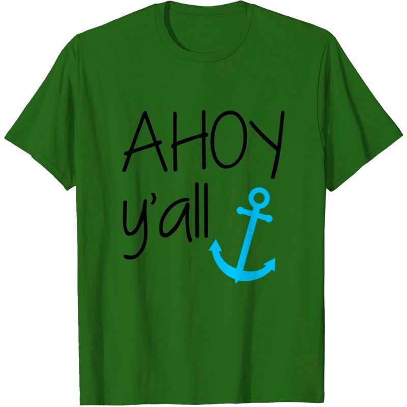 Ahoy Y All Men's T-Shirt in Ash