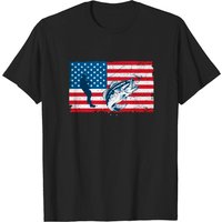 T-shirt Drapeau de Pêche USA pour Hommes — T-shirts pour hommes