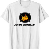 T-shirt Logo de la Bande Drummer Bonham pour Hommes