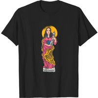 T-shirt Saint Barbara pour hommes en noir
