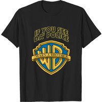 T-shirt If You See The Police Warn A Brother pour hommes — T-shirts pour hommes