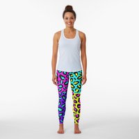 Leggings Leopard 80s pour femmes — Legging femme