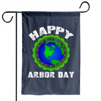Drapeau de jardin Joyeuse Journée de l'Arbre 2021 — Drapeaux décoratifs