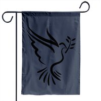 Drapeau de Jardin Dove With Branch - Vector pour Usage Extérieur
