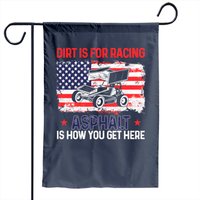 Drapeau de jardin Sprint Car de course sur terre — Drapeaux décoratifs