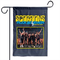 Scorpions Rock Believer 2022 World Tour Garden Flag — Decorative Flags
