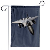 Drapeau de Jardin Avion Militaire 1 Thème Marine