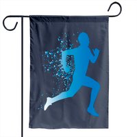 Drapeau de jardin Running pour la marine - Impression recto-verso — Drapeaux décoratifs