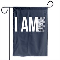 Drapeau de Jardin Inspirant I Am Fearless