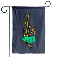 Drapeau de jardin Cornemuses - Impression double face pour usage extérieur
