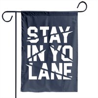 Drapeau de jardin Stay In Yo Lane Savage Bbb Big Baller Brand — Drapeaux décoratifs