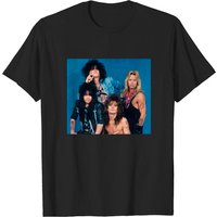 Motley Crue Vintage 80s Metal Band T-Shirt for Men — Mens T Shirts