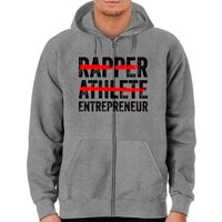 Hoodie à zip Business Rapper Athlete Entrepreneur