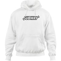 Hoodies Unisex Subway Work 2 en Vert Militaire