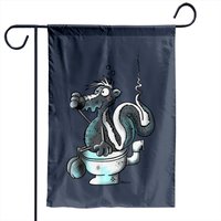 Drapeau de jardin Skunk Sentant - Impression double face