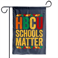 Drapeau de jardin Hbcu Schools Matter pour anciens élèves de collèges noirs
