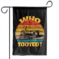 Drapeaux de jardin Railroad Who Tooted Trains Railway Workers — Drapeaux décoratifs