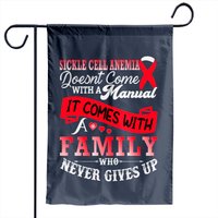 Drapeau de jardin Sickle Cell Anemia Doesn't Come With A Manual — Drapeaux décoratifs
