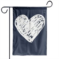 Heart Garden Flag for Outdoor Use — Decorative Flags