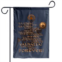 Drapeau de jardin Viking Chant Prayer Hoodie Valhalla