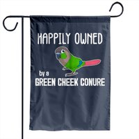 Drapeau de jardin Conure à joues vertes pour propriétaires de perroquets