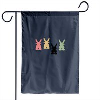 Drapeau de Jardin Cheeky Side Bunny — Drapeaux décoratifs