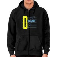 Hoodie zippé classique Duran Duran pour unisexe en noir