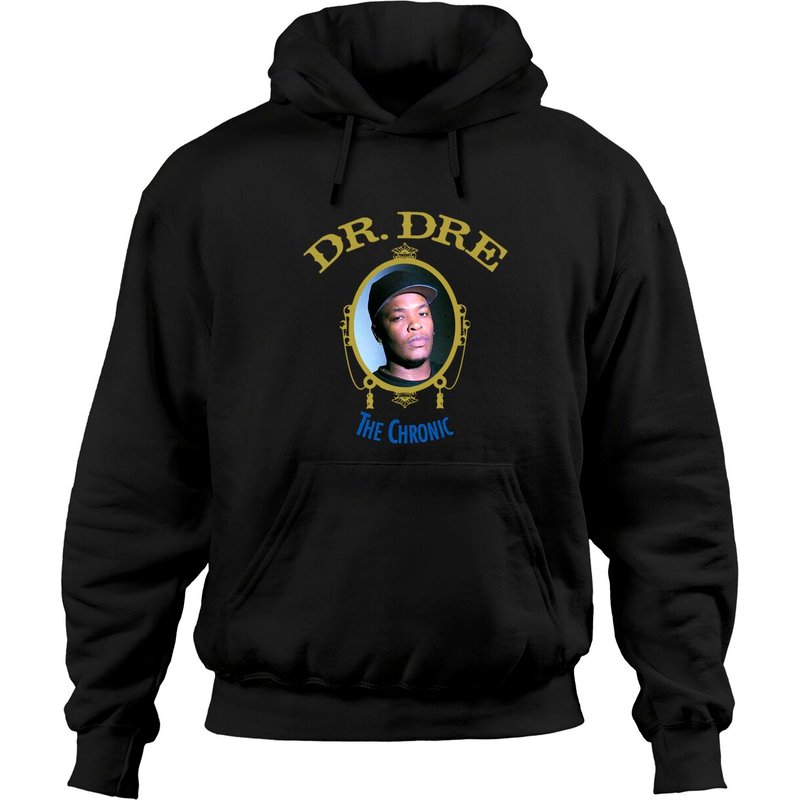 Hoodies Classiques Originaux Dr Dre pour Unisexe en Noir — Sweats à capuche pour hommes
