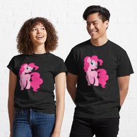 Pink Pony Classic T-Shirt for Men in Black