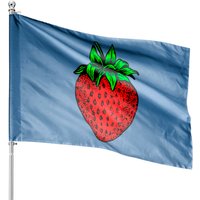 Strawberry House Flags for Outdoor Use — Decorative Flags