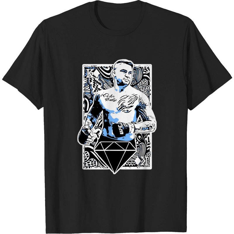 T-shirt classique Dustin Poirier King Of Diamonds pour hommes — T-shirts pour hommes