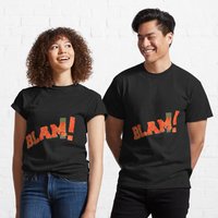 T-shirt classique BLAM pour hommes en noir — T-shirts pour hommes