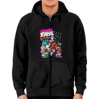Hoodies zippés Friday Night Funkin pour unisexe — Sweats à capuche pour hommes