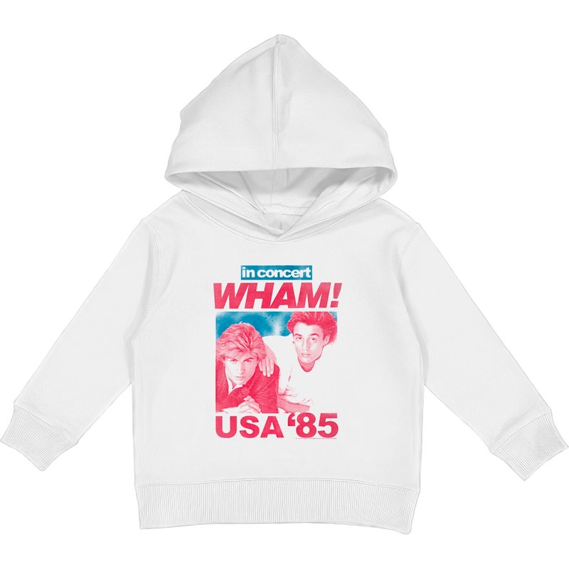 Wham In Concert George Michael Andrew Ridgeley 80s Pullover Hoodie — Mens Hoodies