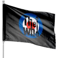 Who Band Classic House Flags - Double-Sided Outdoor Use — Decorative Flags